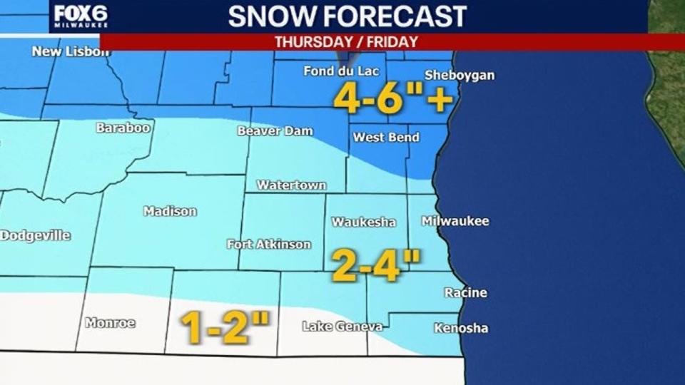 Wisconsin winter weather advisory Thursday into Friday; what to expect