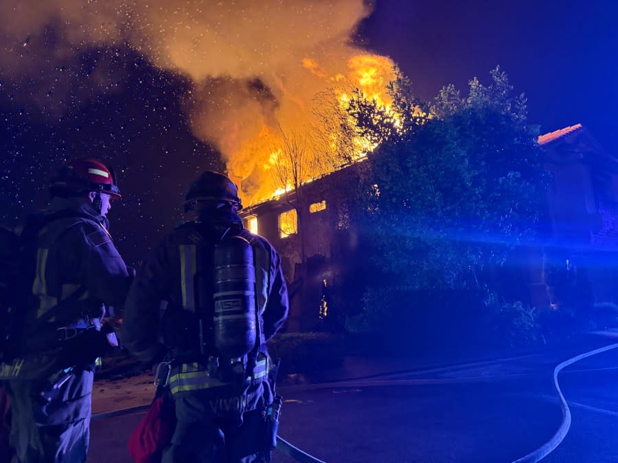 2 strike teams from Las Vegas valley fire departments deployed to help fight wildfires in Los Angeles area