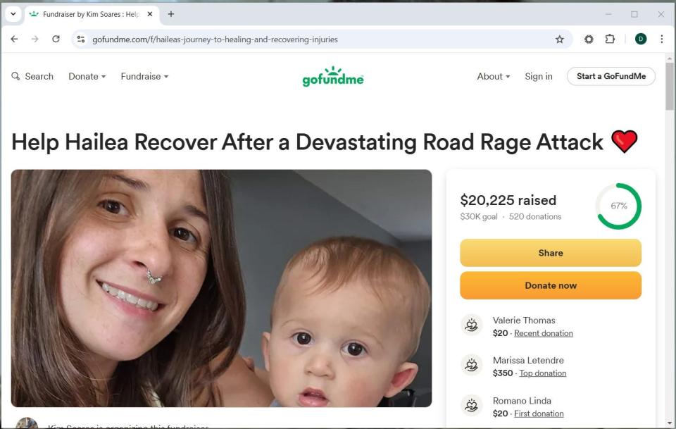 K in donations roll in for Somerset woman after being injured in ‘road rage’ incident