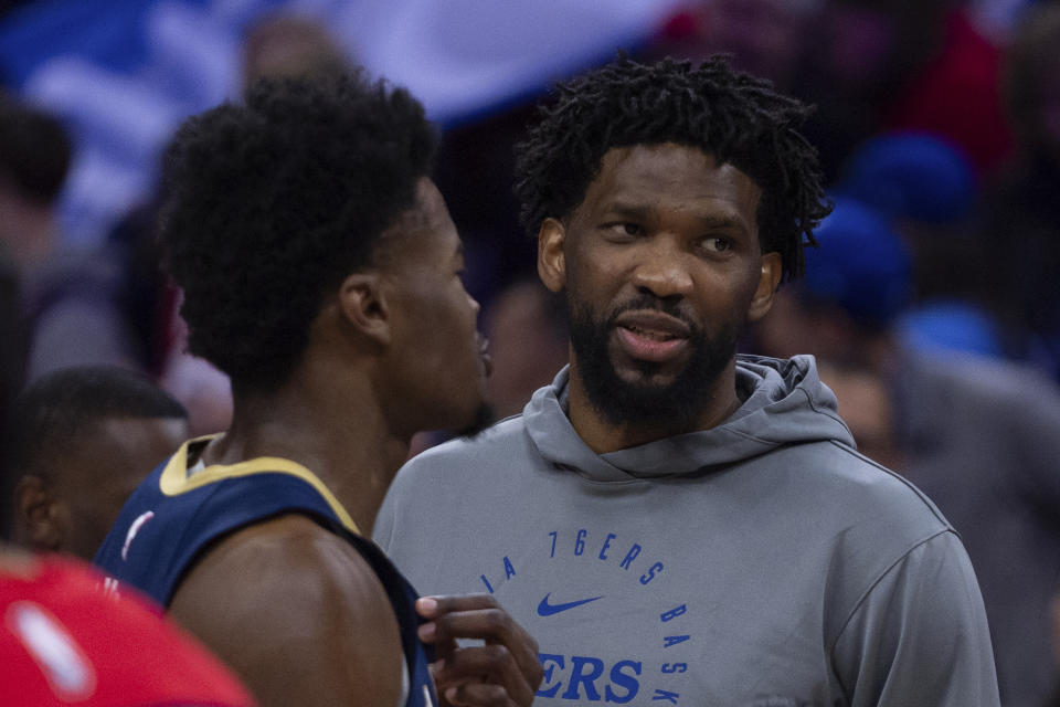 76ers’ Joel Embiid out 7 to 10 more days after increased swelling in left knee