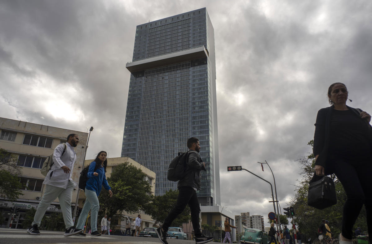 A new luxury hotel towers over Havana as Cuba’s economic troubles mount and tourism plummets