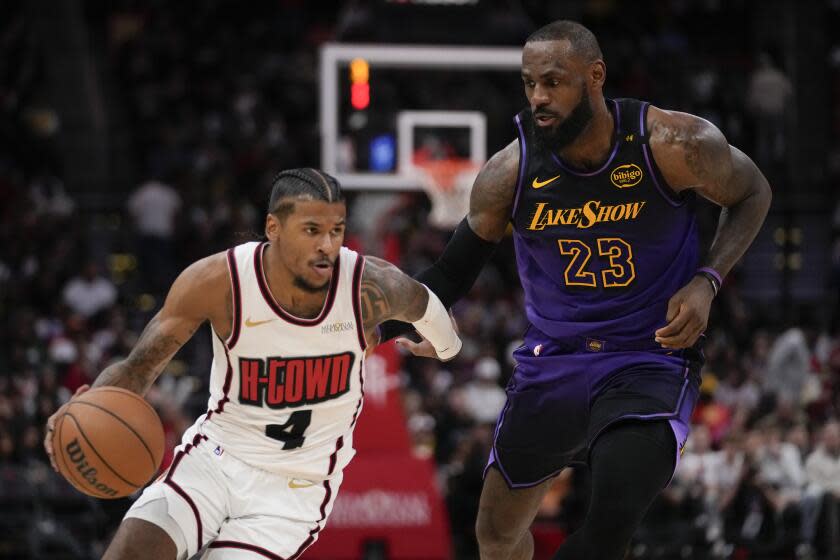 After loss to Rockets, LeBron James says Lakers must ‘get uncomfortable’ to be great