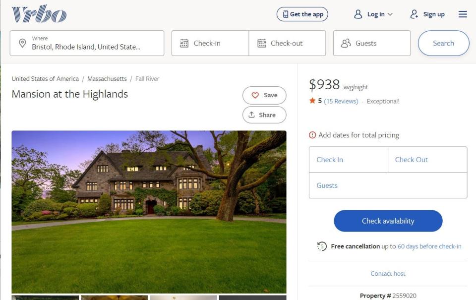 Airbnb, Vrbo may soon be legal in Fall River. Would the Highlands ‘castle’ be allowed?