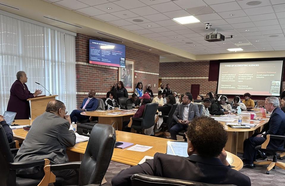 Bethune-Cookman University students protest board’s refusal to hire recommended president