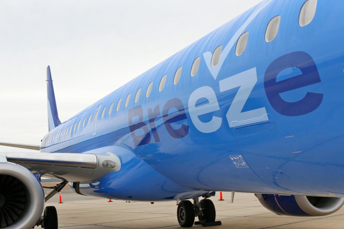 Breeze Airways offering 40% off flights. You have to act fast to score the deal