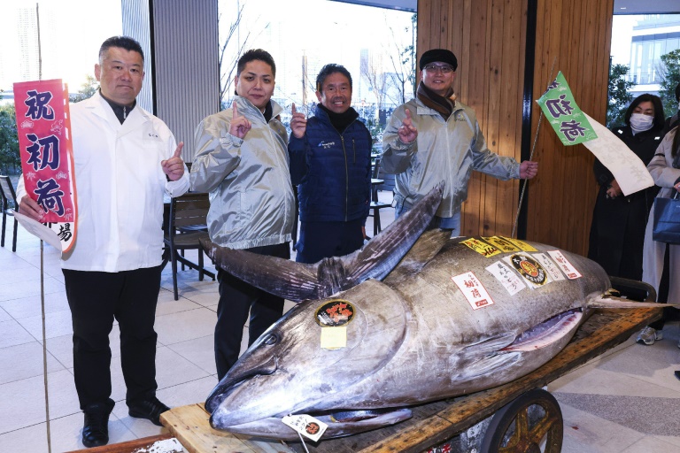 Buyer splashes out .3m for Tokyo new year tuna