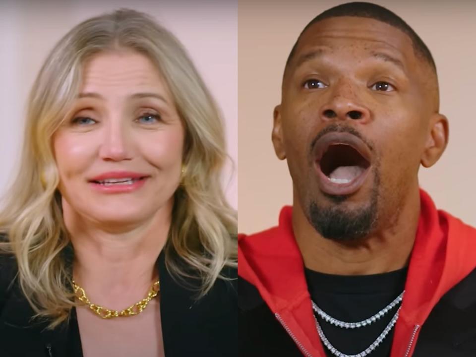 Cameron Diaz surprises Jamie Foxx after taunting Trump with Elon Musk claim