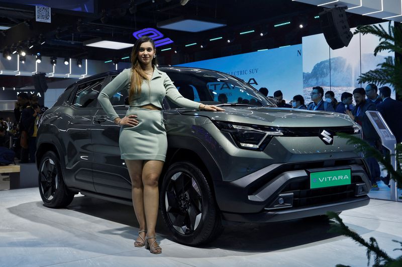 Carmakers at India auto show unveil charging network plans, new EVs