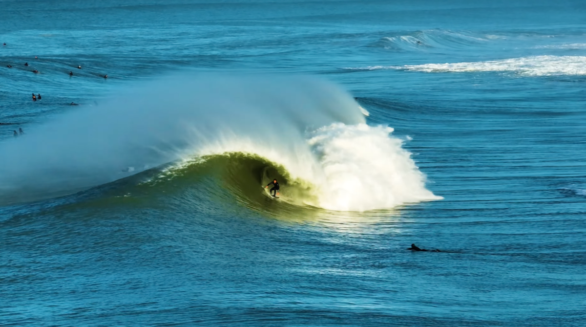 Charly Quivrant Gets Very, Very Barreled on French Sandbars