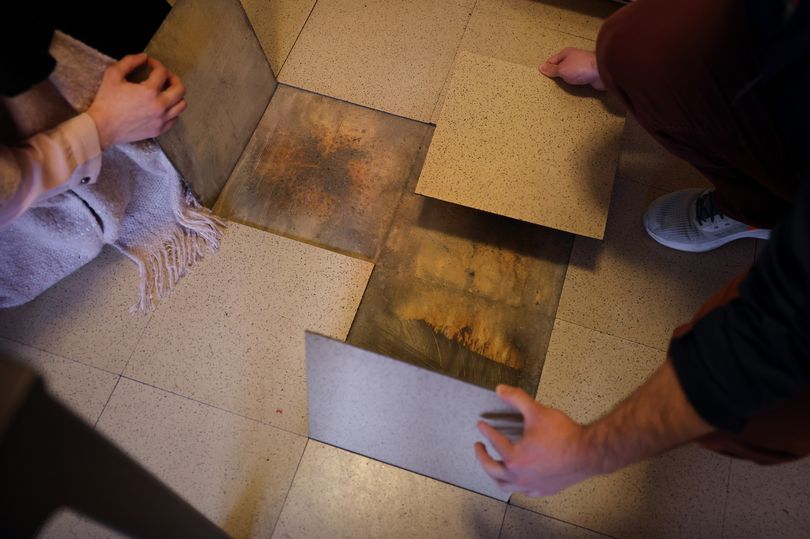 Couple make jaw-dropping discovery after lifting up kitchen floor while renovating 18th century home