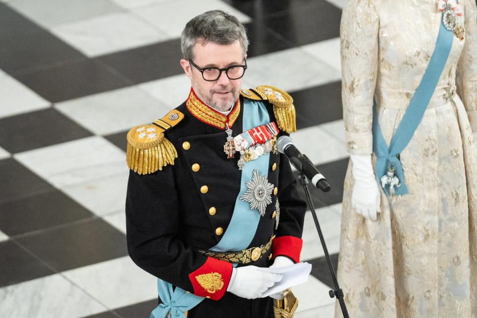 Danish king changes royal coat of arms in apparent rebuke of Trump over Greenland row