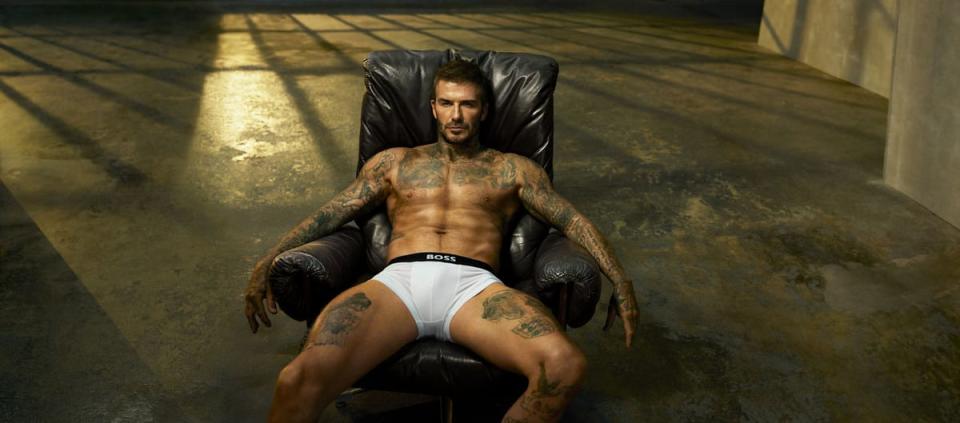 David Beckham bares all at 49 in racy BOSS underwear campaign