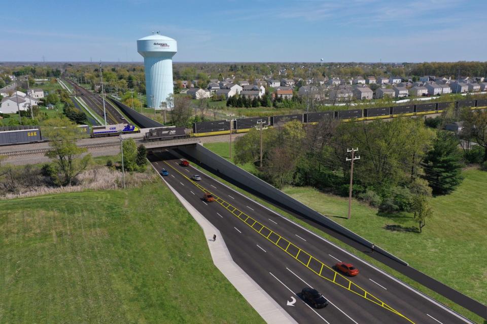 Delaware County gets largest-ever federal roads grant to fix problematic railroad crossing