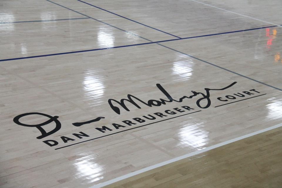 District dedicates Perry High School gym as Dan Marburger Court