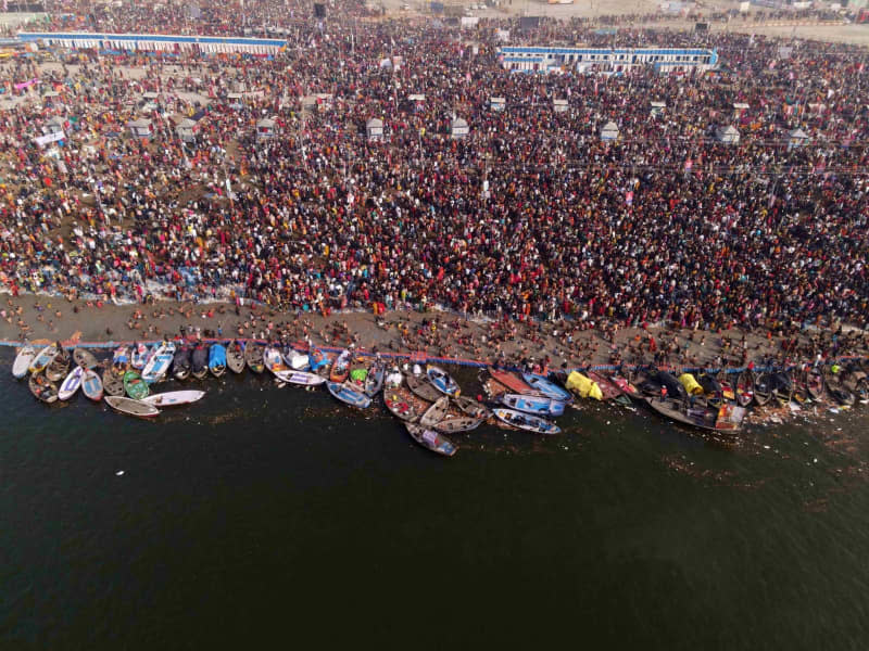 Dozens injured in stampede at India’s Maha Kumbh festival