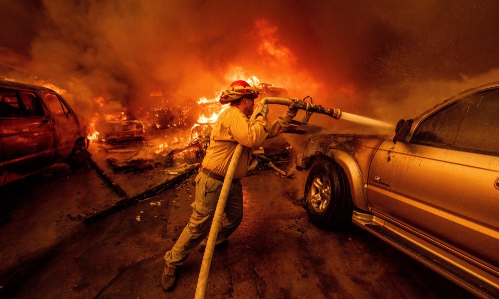 ‘Essential’: nearly 400 incarcerated firefighters deployed as LA battles wildfires