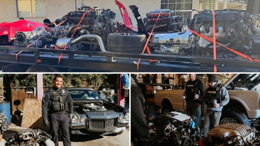 Father-son chop shop busted in Northern California home