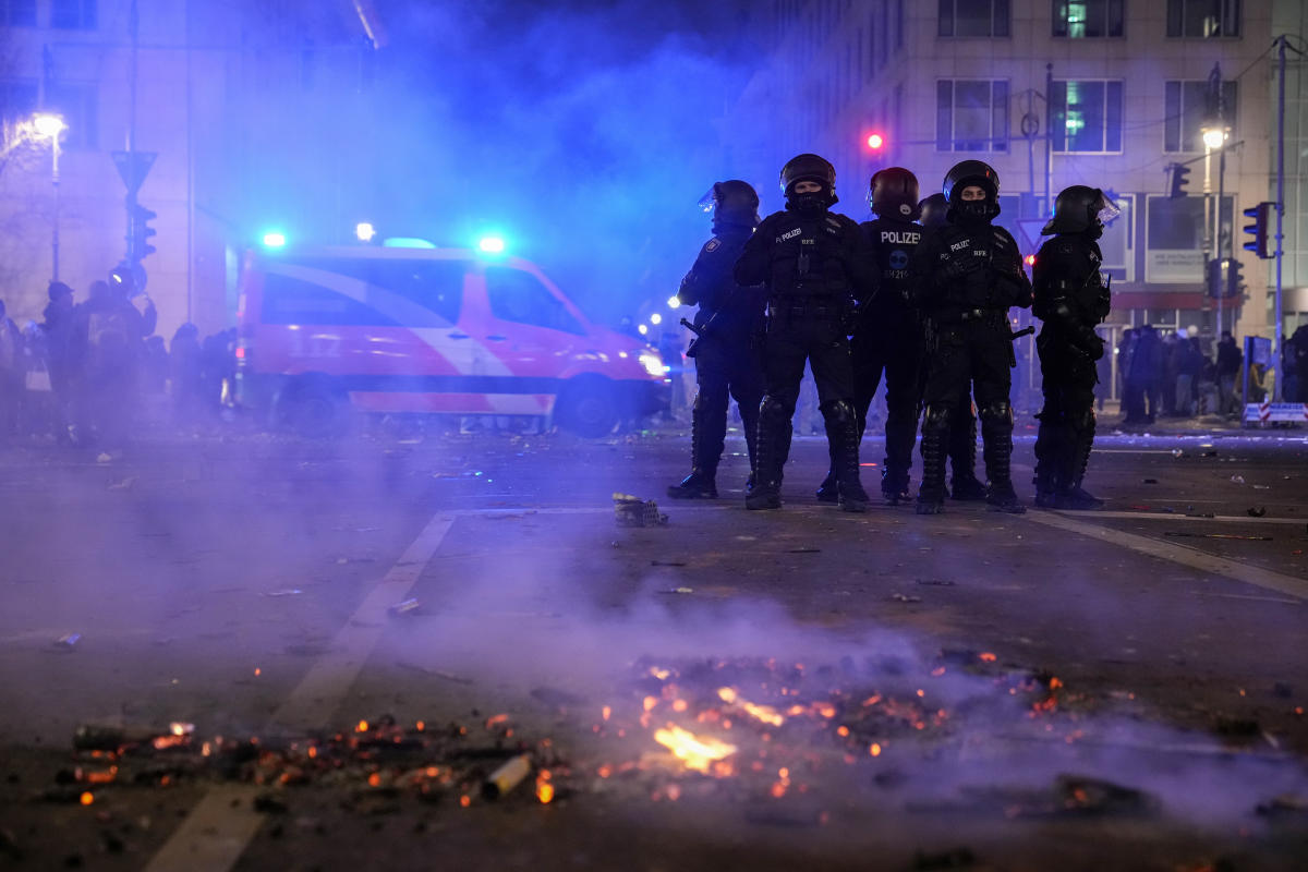 German government condemns New Year’s Eve violence after hundreds of arrests