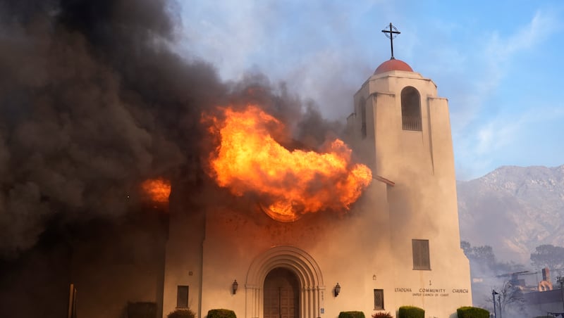 Houses of worship among the buildings destroyed by Los Angeles fires