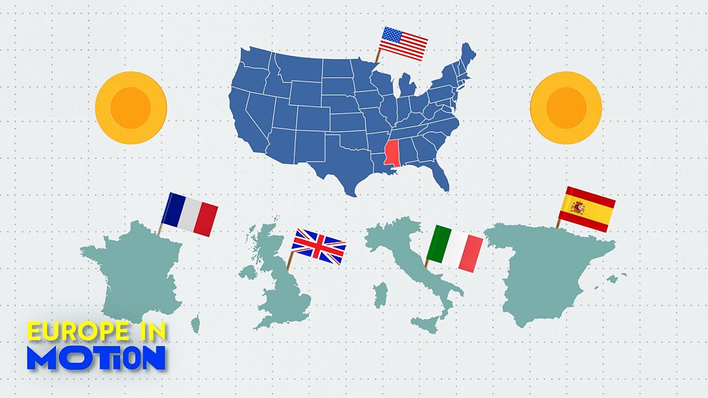 How do America’s poorest states compare to Europe’s largest economies?