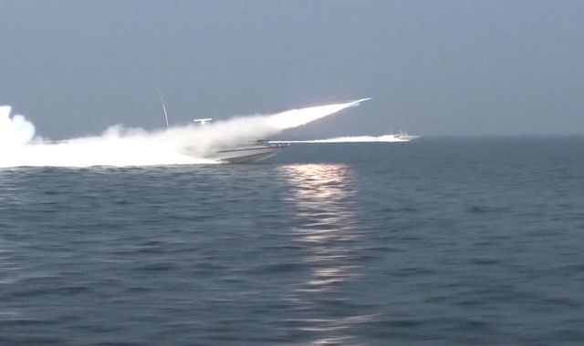 Iran unveils underground naval base as it seeks to counter Israeli threat