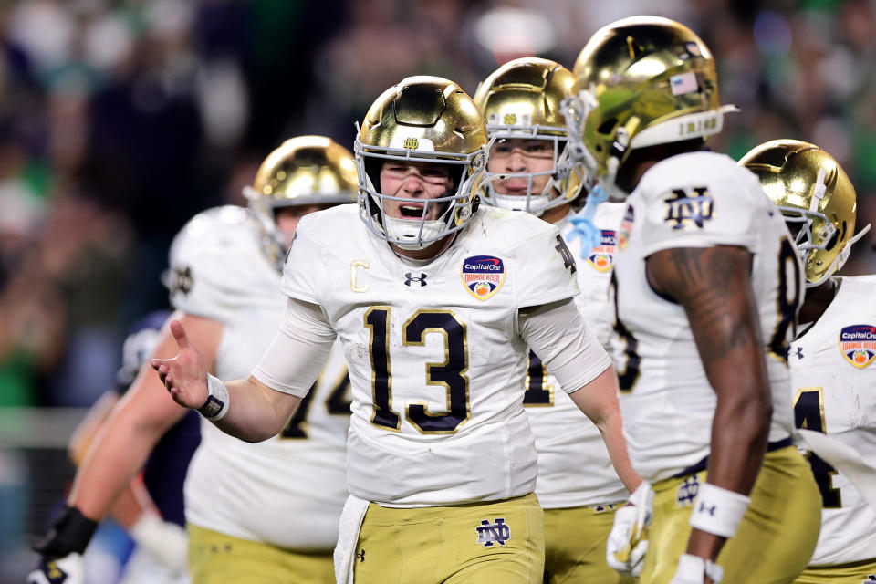 Irish eyes are smiling all the way to CFP national title game