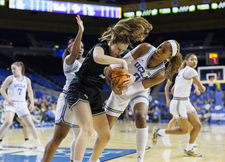 Janiah Barker’s passion and toughness have helped vault UCLA to a No. 1 ranking