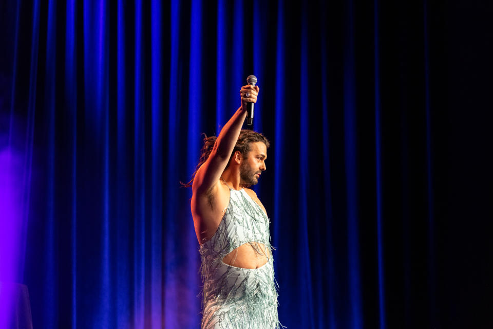 Jonathan Van Ness keeps it (mostly) PG on ‘Queer Eye.’ With a new stand-up special, they’re turning things up a notch.