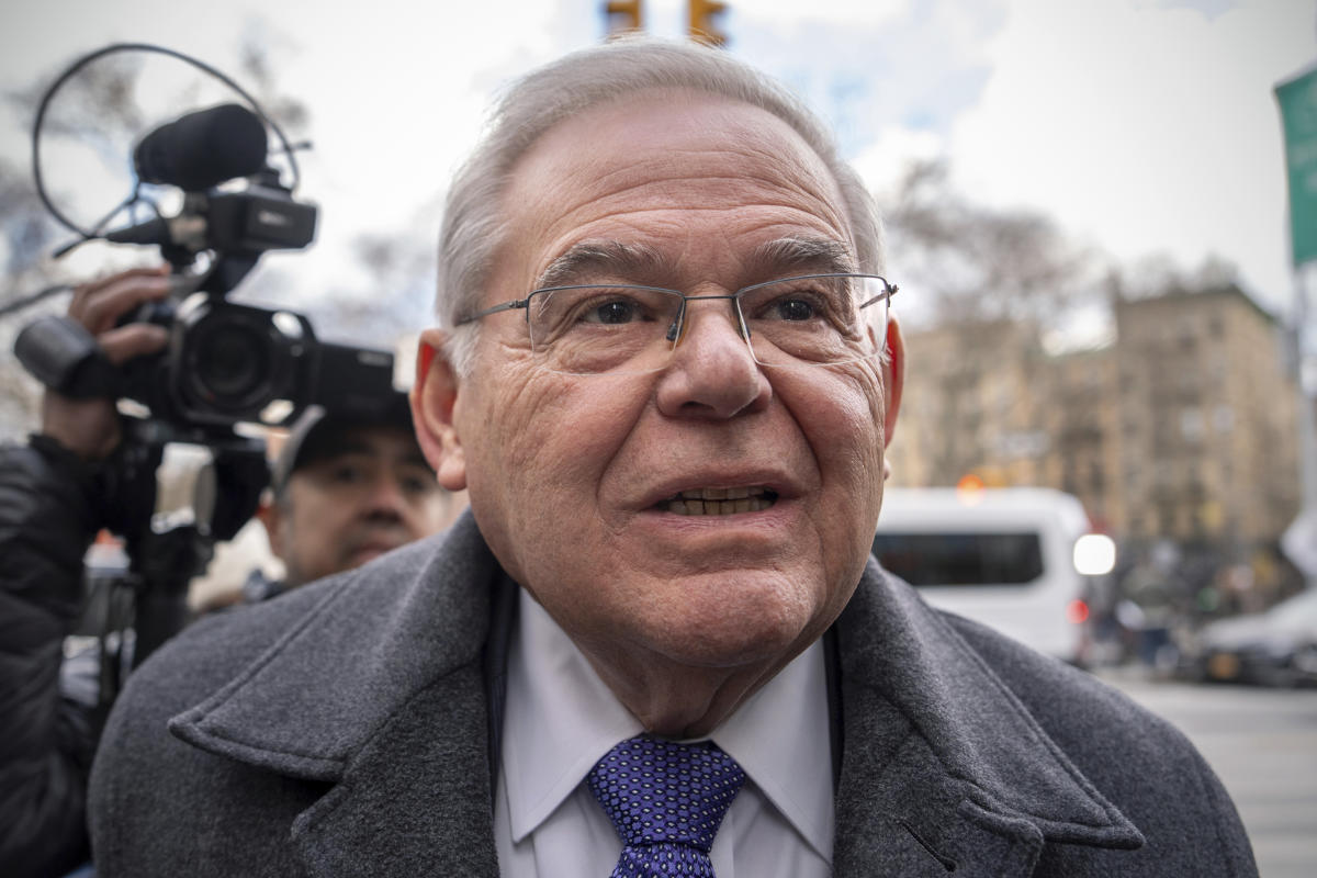 Judge sentences former Sen. Bob Menendez to 11 years