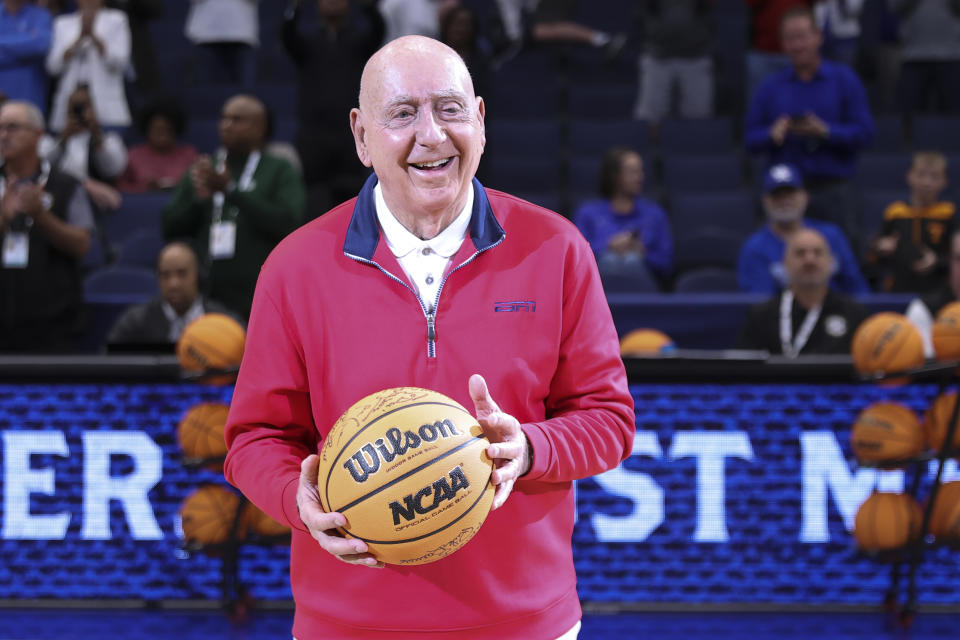 Legendary announcer Dick Vitale says he is cancer free, ready to call games for ESPN again