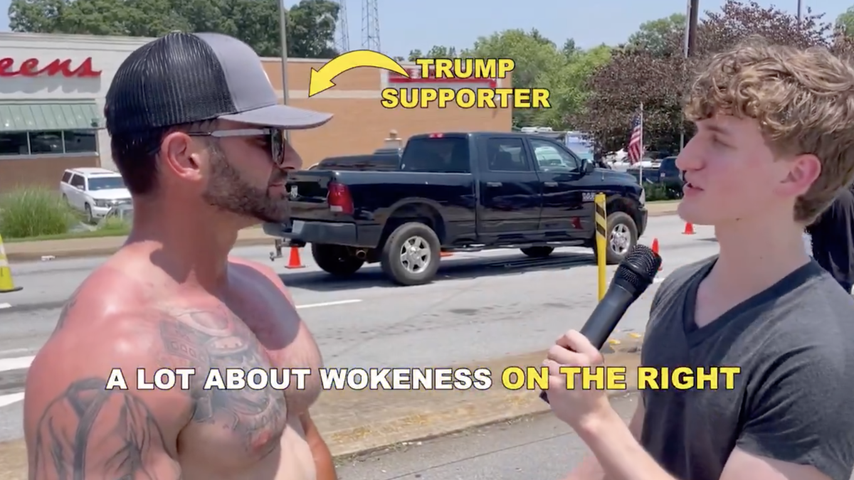 MAGA bro clowns himself with his definition of ‘woke’ & the internet has a field day