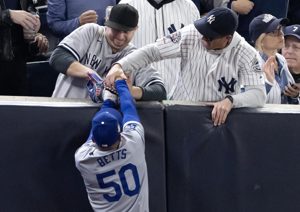 MLB bans Yankees fans who interfered with Mookie Betts in 2024 World Series from all ballparks indefinitely