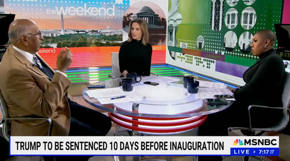 MSNBC panel erupts into laughter reading Trump weekend rant about being ‘evilly’ treated by courts