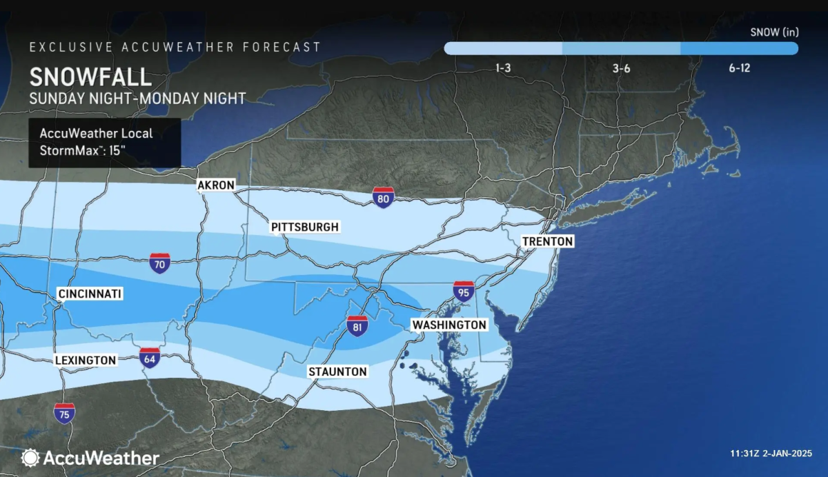 National Weather Service issues Winter Storm Watch for Augusta County