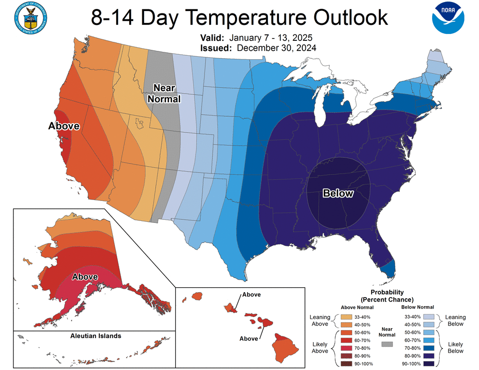 New year will bring arctic blast to Tennessee including the ‘coldest air of the season’