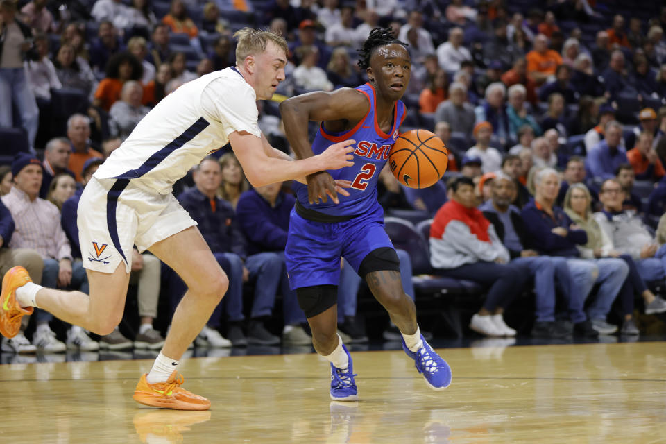 SMU star Boopie Miller stuns Virginia with wild buzzer-beater