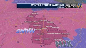 TRACKING: Snowfall expected to start Friday afternoon