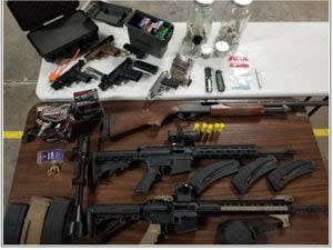 Two from Idaho arrested in Centralia trying to sell guns and drugs