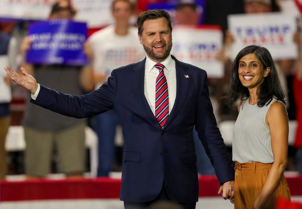 Usha Vance’s former boss will swear in JD Vance as vice president on Inauguration Day