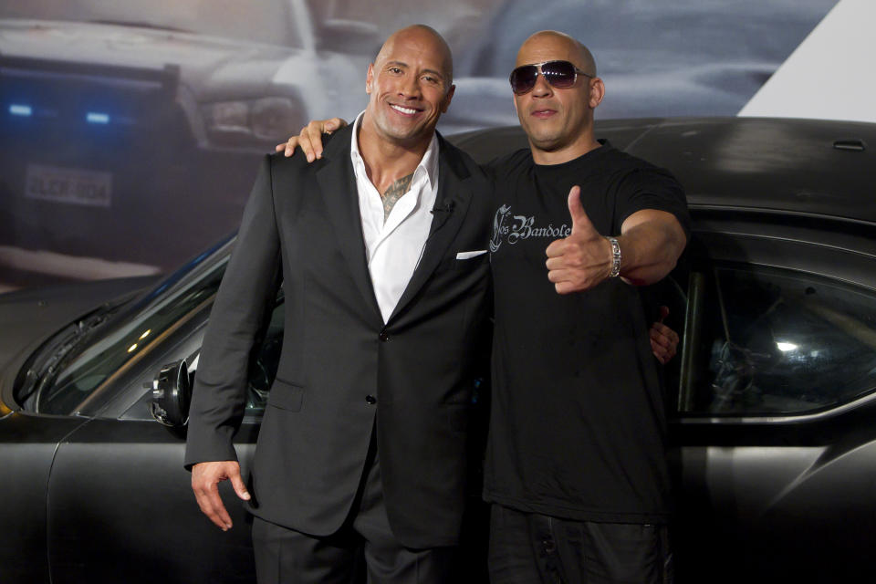 Vin Diesel says it’s ‘all love’ with Dwayne Johnson after Golden Globes call out. A look back at their infamous ‘Fast & Furious’ feud.