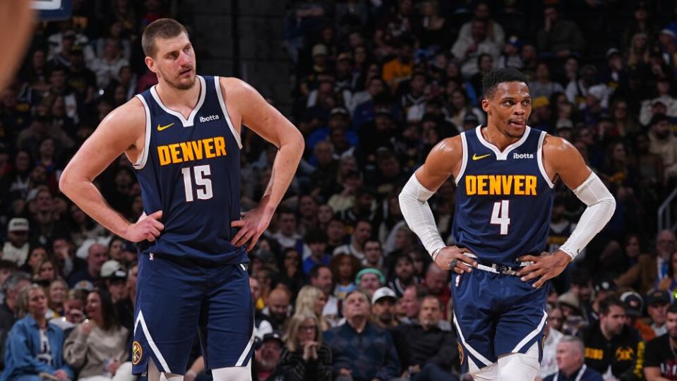 Watch Westbrook, Jokic make history as teammates with multiple same-game triple-doubles