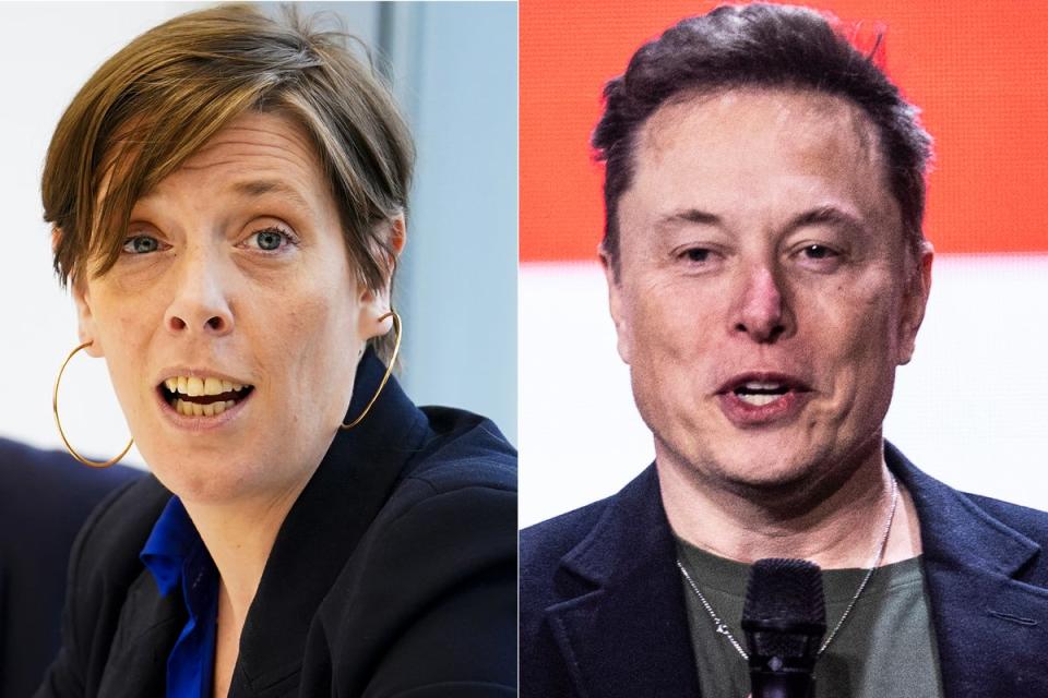 Winston Churchill’s grandson warns Elon Musk to ‘come through me first’ in staunch defence of Jess Phillips