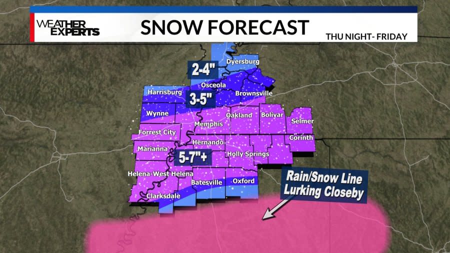 Winter storm latest: Several inches of snow expected