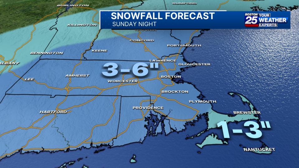 Winter storm watch issued in Massachusetts, plowable snow expected this weekend