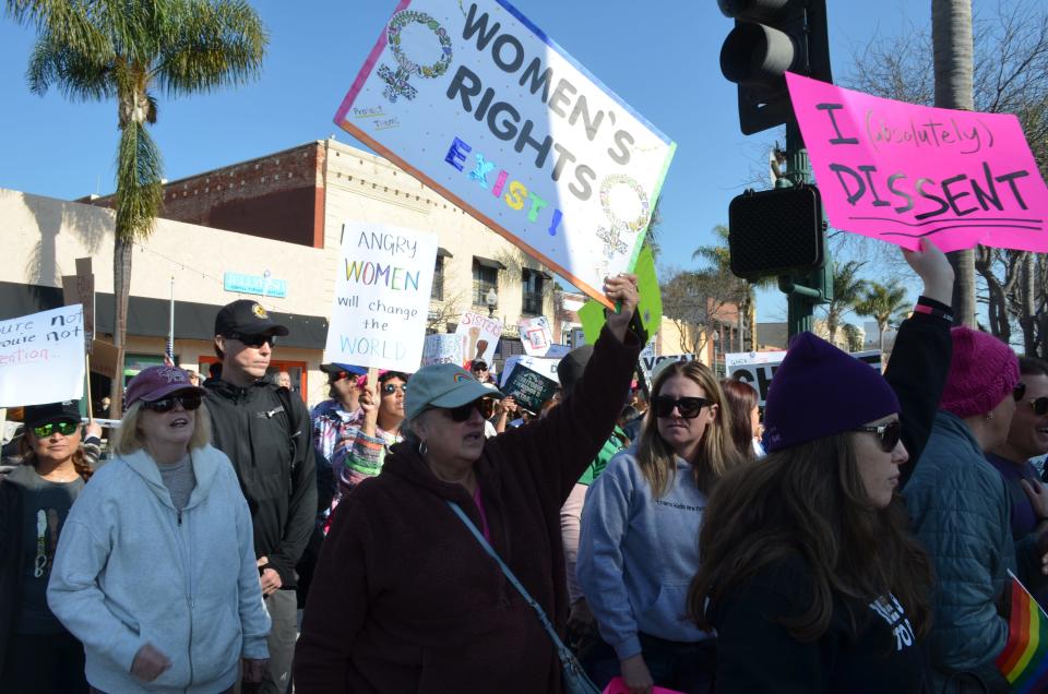 Women’s March in Ventura marks ninth year of protests