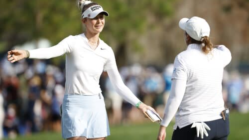 A Lim Kim holds off hard-charging Nelly Korda to win LPGA season opener