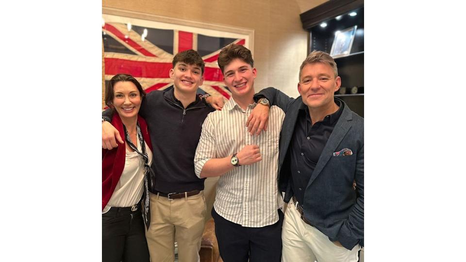 Ben Shephard delights with rare photo of towering sons Jack and Sam