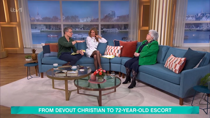 Ben Shephard reacts as 72-year-old escort makes shock revelation