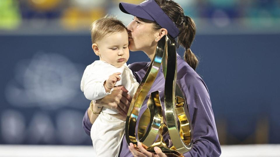 Bencic wins first WTA title since becoming mother