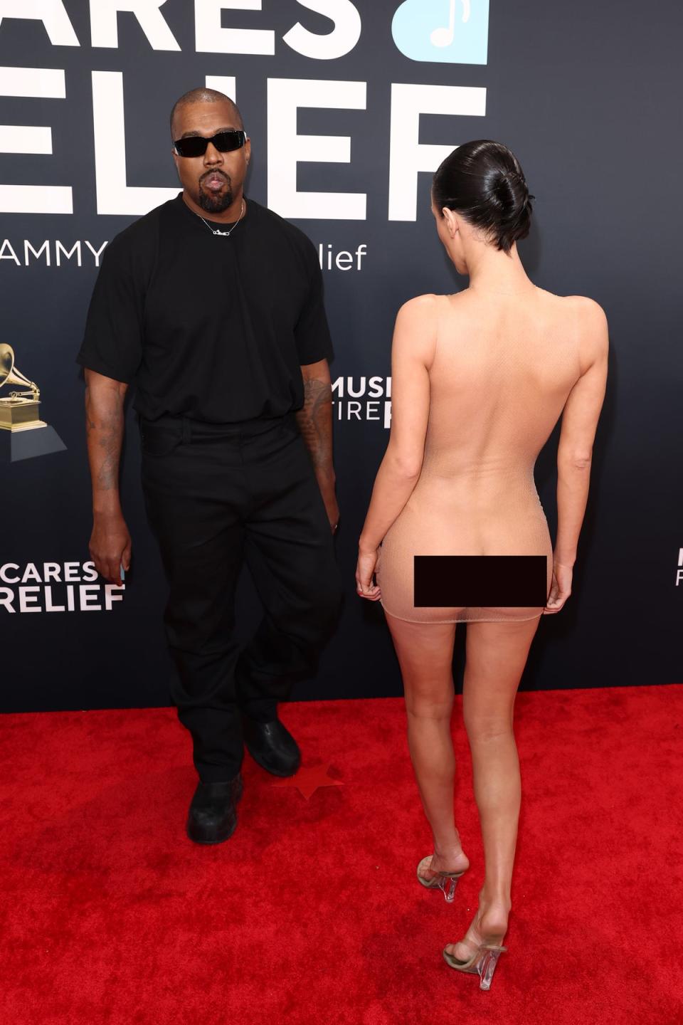 Confusion over reports Kanye West was ‘escorted out’ of Grammys after Bianca Censori nude controversy